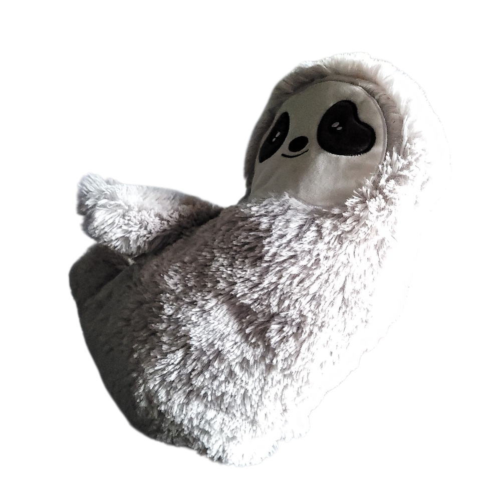 Warm Up Heat Up Sloth Buttoned Pocket Plush Lovey Stuffed Animal Toy 18" Heating